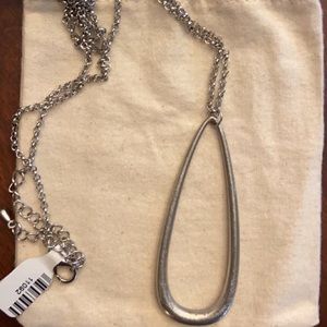Long Silver Necklace